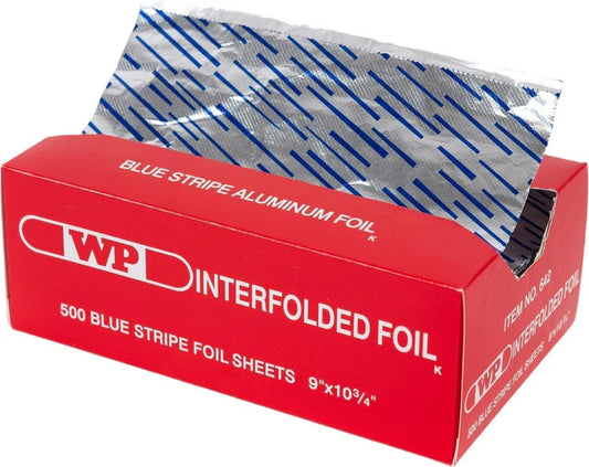 Stripped Foil Pop Up Sheets (Different Colors), 9" x 10.75" Sheets, 500 Sheets/Box