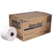 MiniMax 05625 Bathroom Tissue, 2 Ply, White, 750’ x 18 Rolls