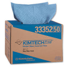 Kimtech Kimtex Wipers, Blue, 180 Sheets /Case