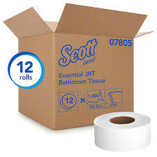 Junior Bathroom Tissue, 1000’ x 12 Rolls /Case or 600’ x 8 Rolls /Case