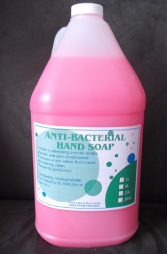 Pink Liquid Hand Soap Lotionised- 4 x 4 Litre Bottles