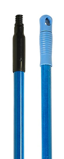 Fiberglass Handle 48" Blue for Brooms, Threaded Handle - 1 Each