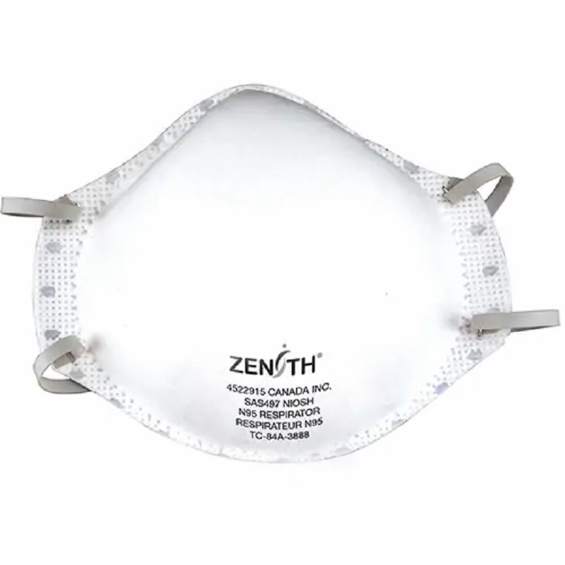 Zenith N95 Mask Particulate Respirator SAS497, NIOSH Certified- 20 / Box